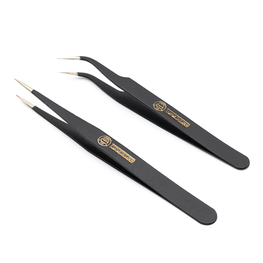 Rotor Riot Tweezers - Straight and Curved