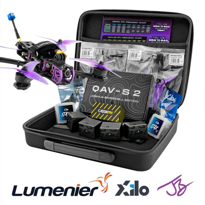 Beginner DIY FPV Drone Kit - QAV-S 2 Joshua Bardwell SE 5" - Analog